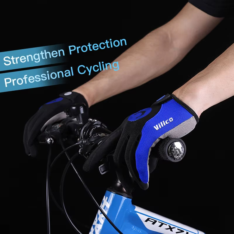 Women Men Cycling Gloves Full Finger Bicycle Gloves anti Slip Gel Pad Motorcycle MTB Road Bike Glove Luva Mitten for Sale