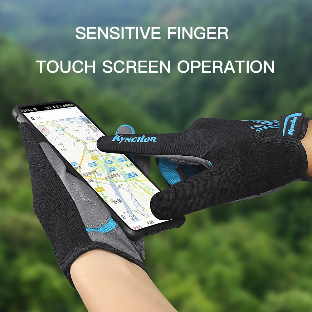 Cycling Gloves Men Sports Bicycle Gloves Touchscreen Shockproof Cycling Gloves anti Slip Bike Gloves