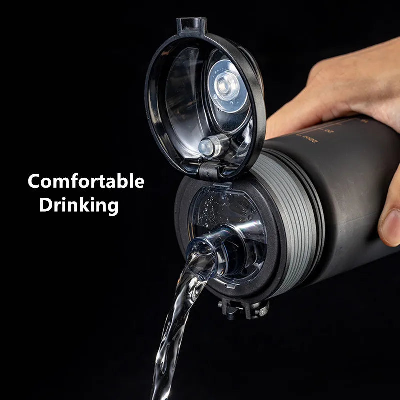 650Ml/1000Ml/1500Ml High Quality Tritan Material Sport Water Bottle Cycling Climbing Gym Fitness Drinking Bottles Eco-Friendly