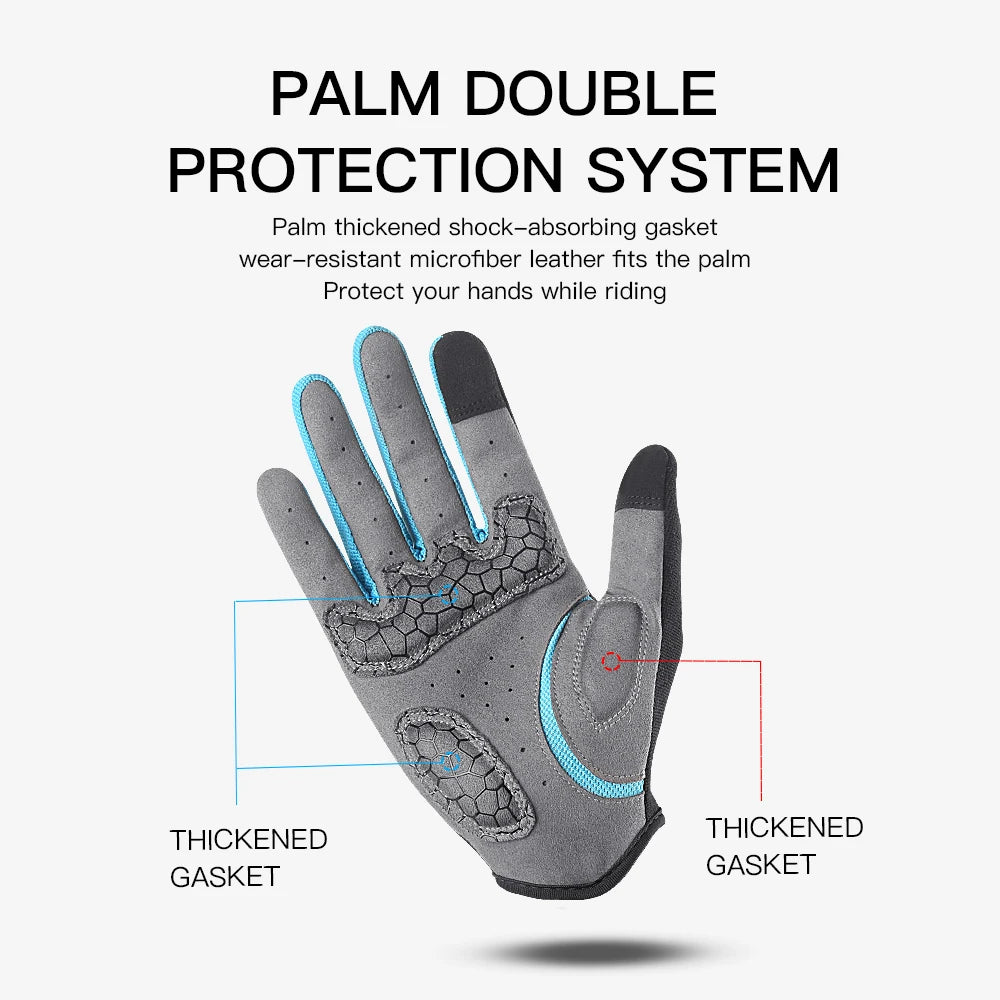 Cycling Gloves Men Sports Bicycle Gloves Touchscreen Shockproof Cycling Gloves anti Slip Bike Gloves