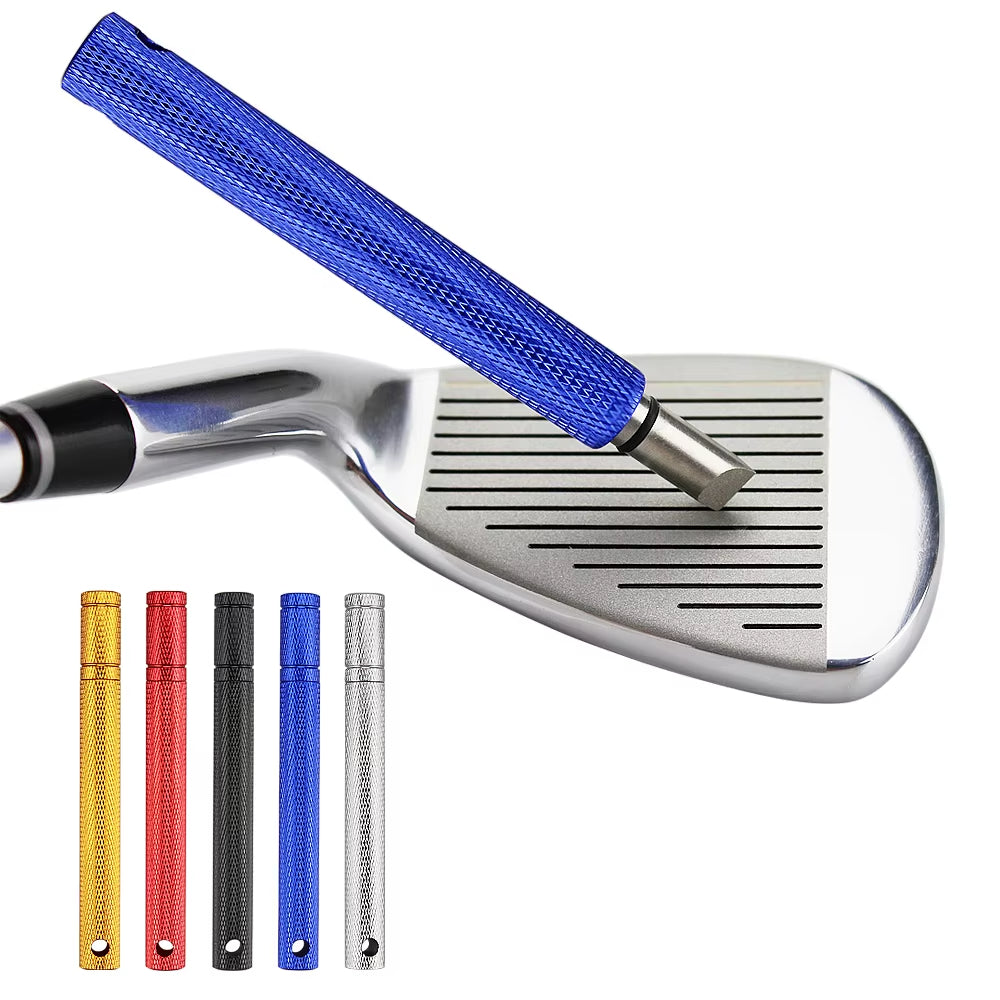 1Pc Golf Wedge Iron Groove Sharpener Club Cleaner Cleaning Tool Square Golf Groove Cutter Tool Golf Training Aids