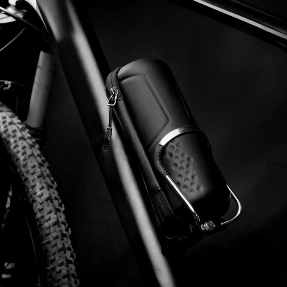 Bicycle Saddle Bag Bike Tool Kit Compact Waterproof Bike Storage Bag Fix on Kettle Rack Pouch for Mountain Road Cycling
